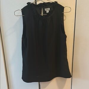 J. Crew Black Sleeveless Top